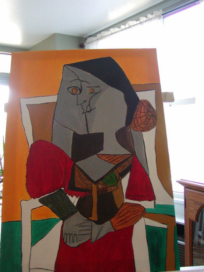 Picasso Replica Oil Paint ( Woman with the Scarf) 