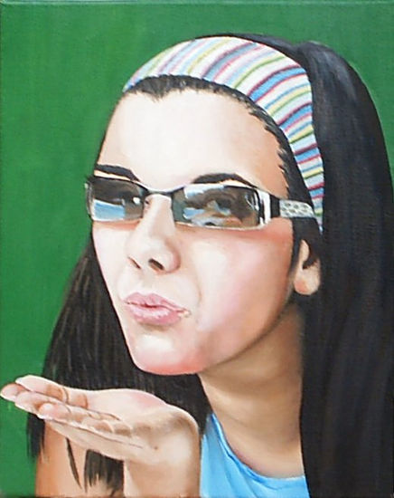 Estudio para Magia Oil Canvas Portrait