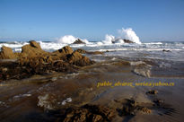 Olas en la playa de...