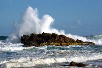 Olas en la playa de...