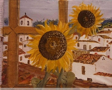 Girasol y Pueblo