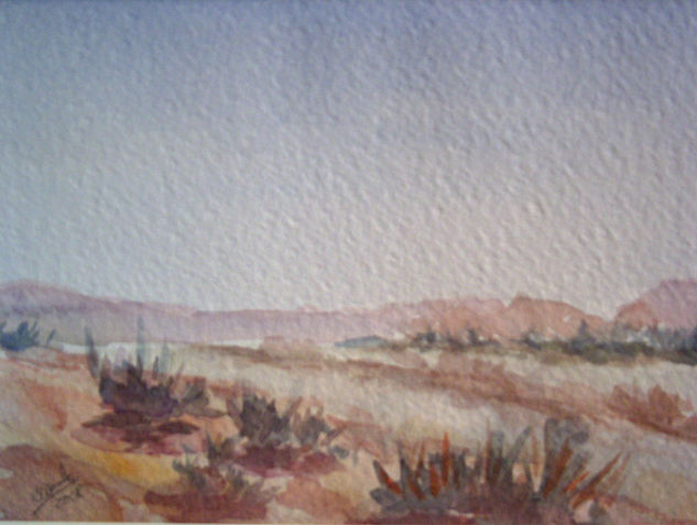 Árido camino Watercolour Paper Landscaping