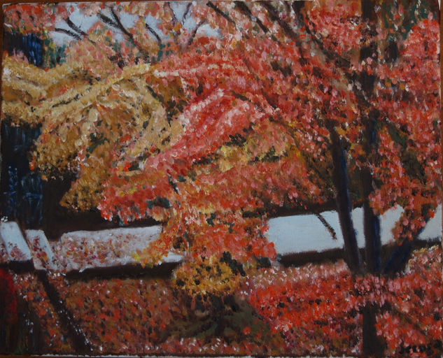 B17 Otoño (2008) Óleo Lienzo Paisaje