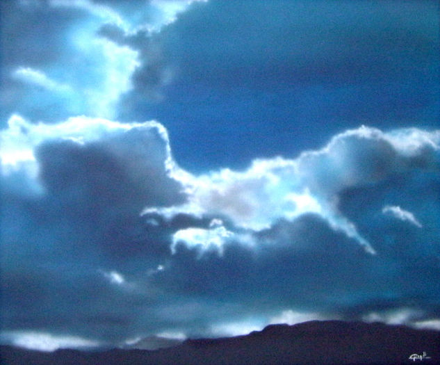 Tormenta Acrílico Lienzo Paisaje