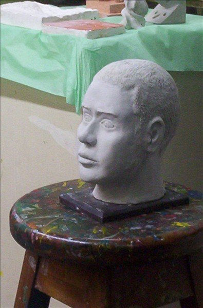 autorretratro ceramica