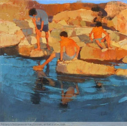 Tres en la cala