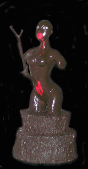 Venus Black Terracota Figurativa