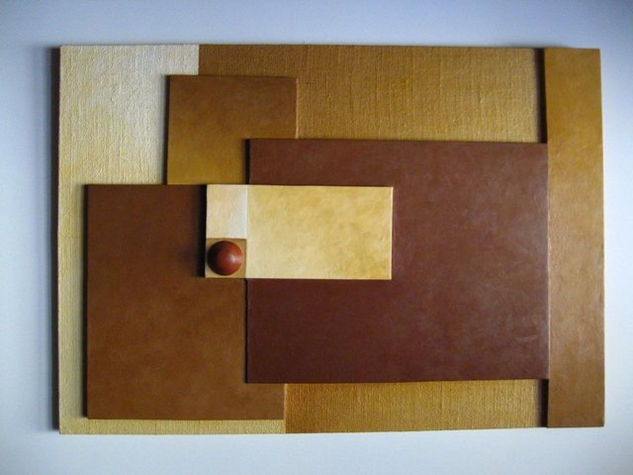 Relieve ocre Acrylic Canvas Others