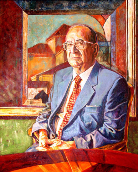 Agustín Narváez Óleo Lienzo Retrato