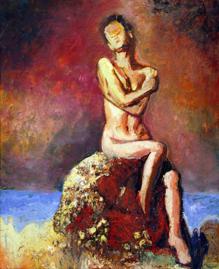 Mujer emoción