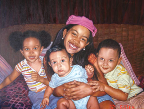 Retrato de niños