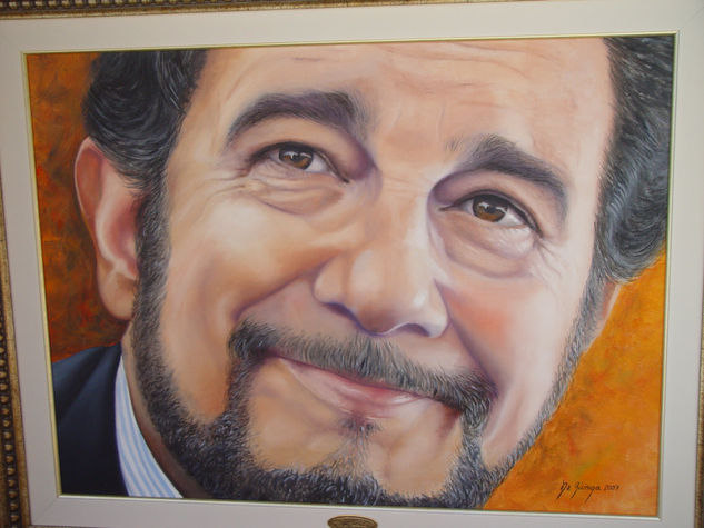 PLACIDO DOMINGO Óleo Lienzo Paisaje