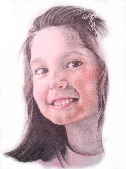 Retrato de una niña Pencil