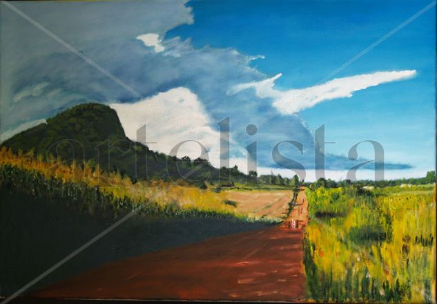 B14 El camino (2008) Oil Canvas Landscaping