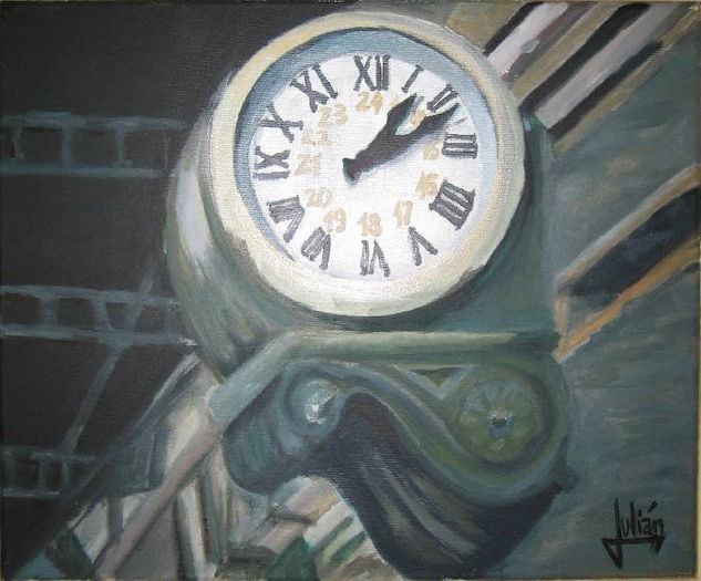 Reloj Oil Canvas Landscaping