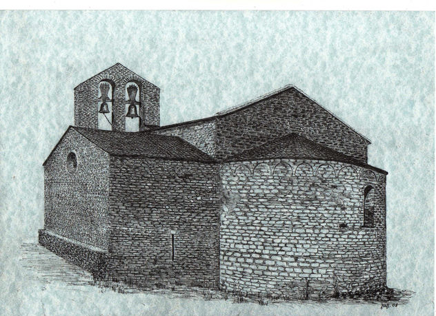 Esglesiae Sant Cosme i Damiá de la localitat de Queixans (Cerdanya)