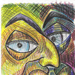 "DEL PEZ QUE ESCUPE EL AGUA" pintura/soportes diversos thumbnail 1