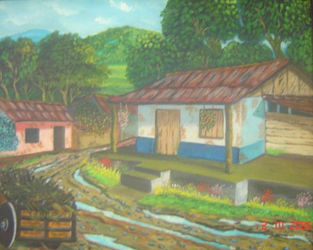 Rincón rural I Oil Canvas Landscaping