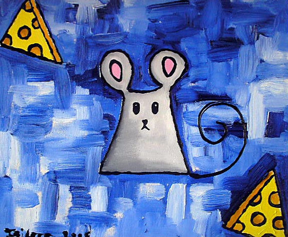 otro ratón Oil Canvas