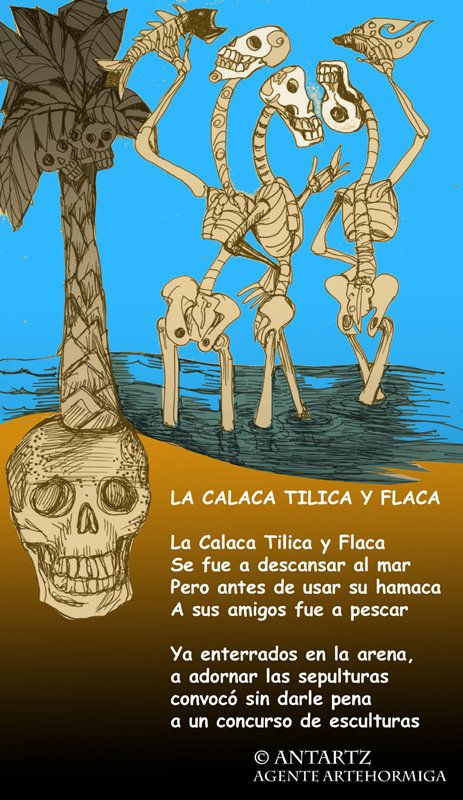 LA CALACA TILICA Y FLACA