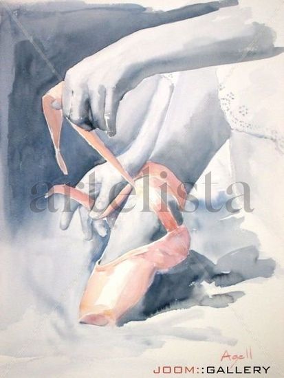 Dansa Watercolour Paper Figure Painting