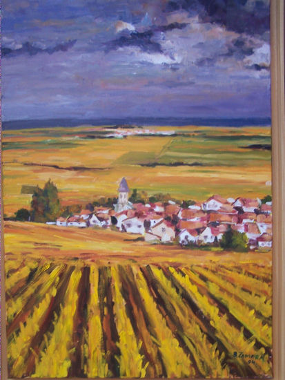 Campos 1 Oil Canvas Landscaping