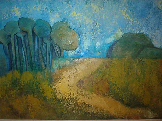 Arboles junto al camino