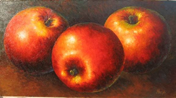 manzanas Oil Canvas Still Life Paintings