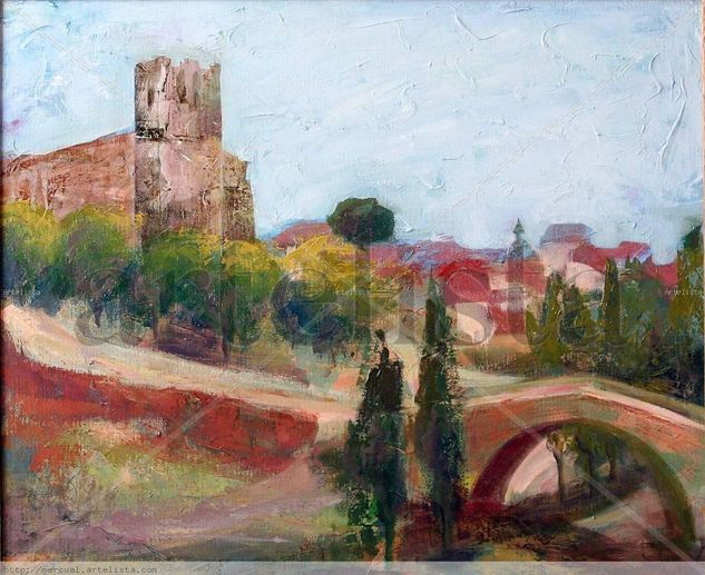 Sobre el puente Oil Canvas Landscaping