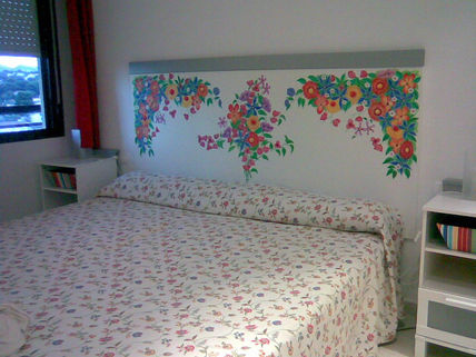 Cabecero decorado