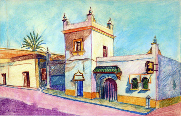 Mercado de Conil de la Frontera Oil Canvas Landscaping