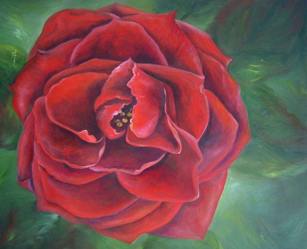 LA ROSA Oil Canvas