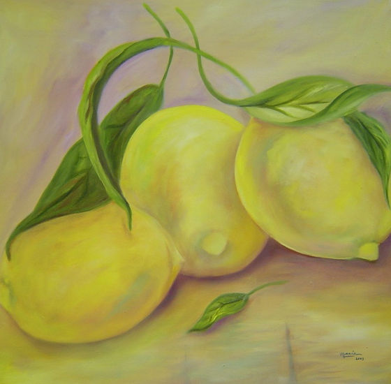 LIMONES Oil Canvas