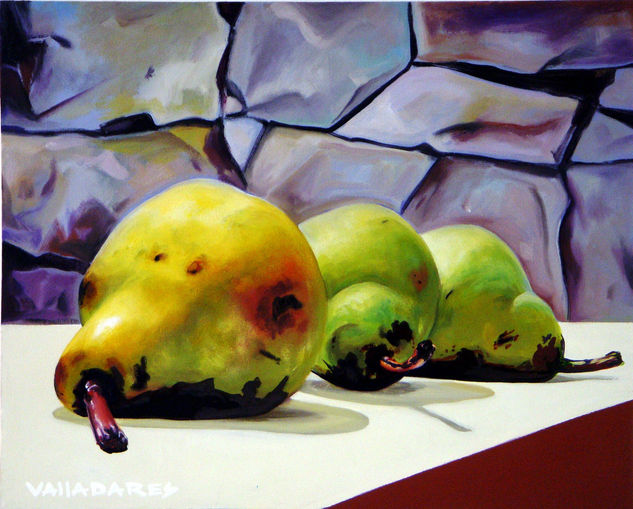 Tres Peras Oil Canvas Still Life Paintings