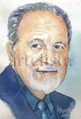 Guati Rojo Watercolour Paper Portrait