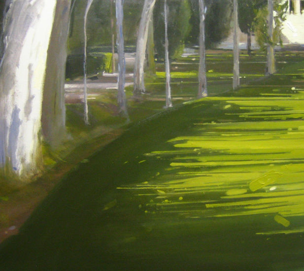 Jardines del Principe Oil Canvas Landscaping