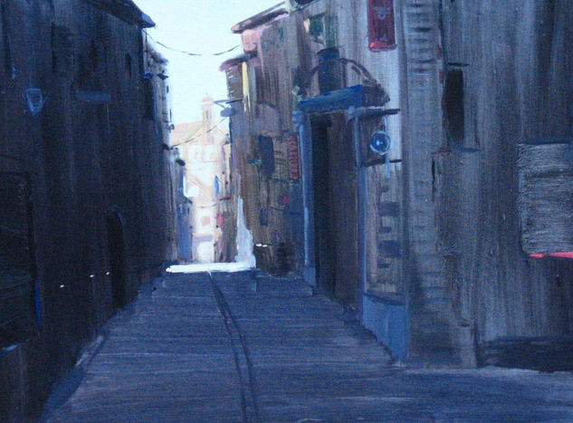 Calle de Toledo Oil Canvas Landscaping