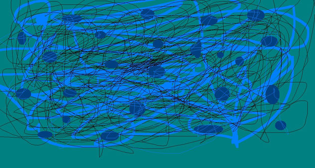 azules