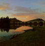 Puesta de sol en el Guadiana