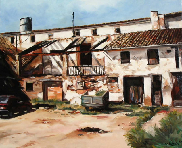 Masía de Mompó Oil Canvas Landscaping