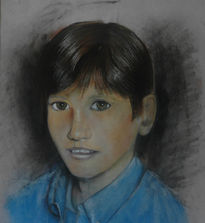 Retrato pastel