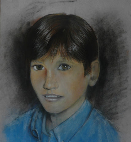 Retrato pastel