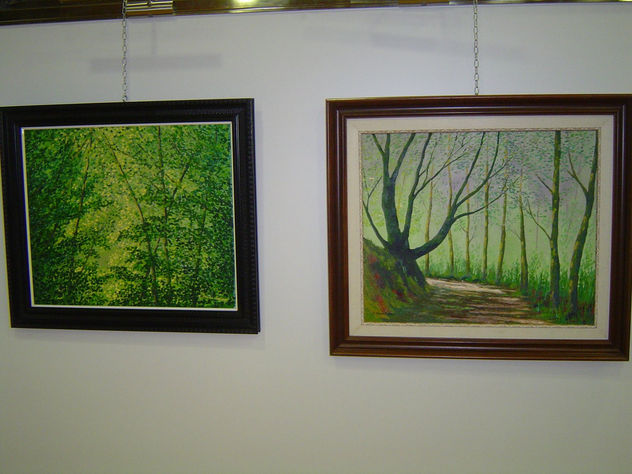 Arborado(Óleo)- Camiño de Caaveiro(Óleo)