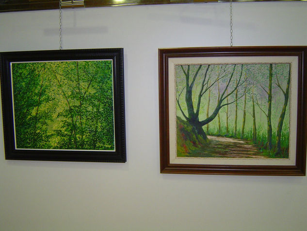 Arborado(Óleo)- Camiño de Caaveiro(Óleo) 