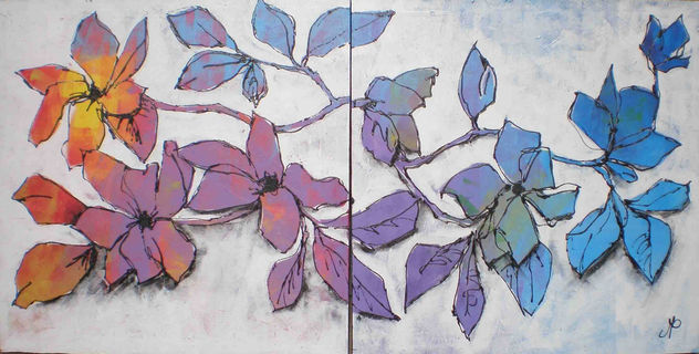 almendro diptico 60x120