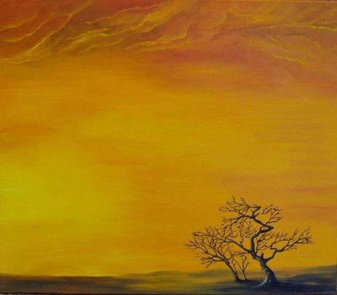 Bajo el sol Oil Canvas Landscaping