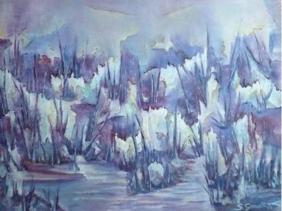 Evocacion imprevista Oil Canvas Landscaping