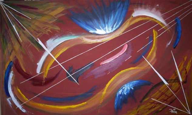 el desconsuelo de tu guitarra Oil Canvas Others