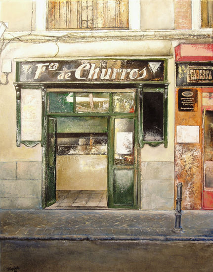 Fabrica de Churros Oil Canvas Landscaping