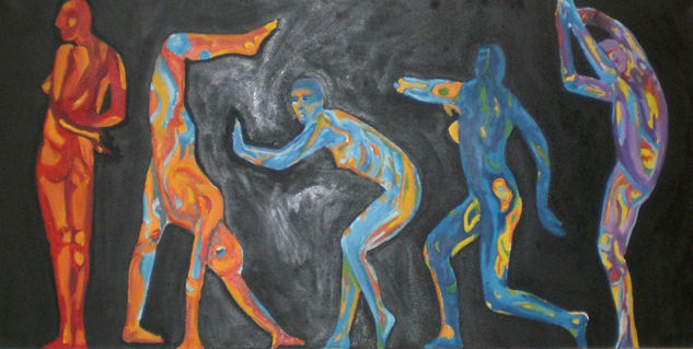 la danza BIO Oil Canvas Nude Paintings